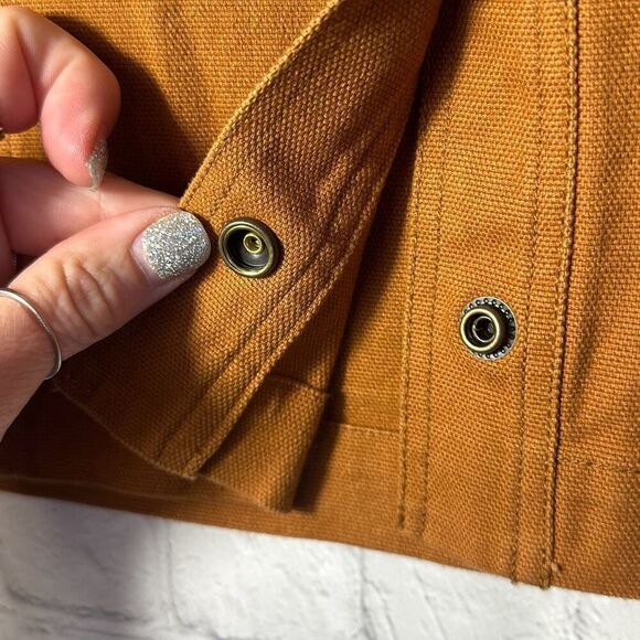 MADEWELL Button Front A-Line Pocket Mini Skirt size 4 - Picture 2 of 7